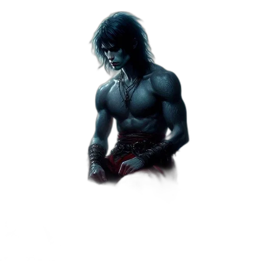 sword, creature, fantasy art, comic book art transparent PNG cut-out