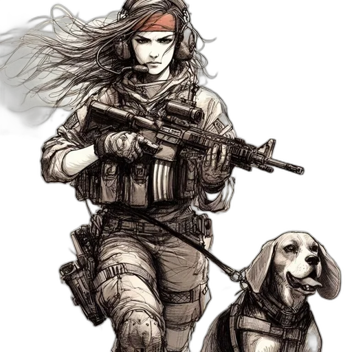 weapon, concept art, comic book art, cyberpunk transparent PNG cut-out