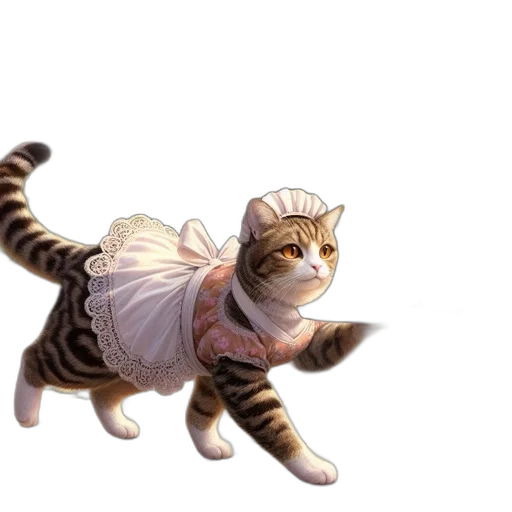 animal, creature, dress, staff transparent PNG cut-out