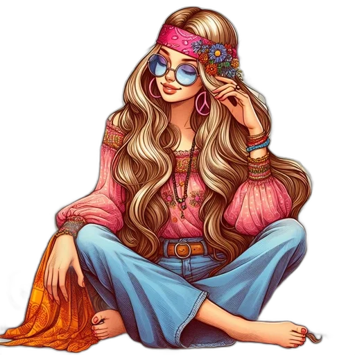 hair, jewelry, cartoon, fantasy art transparent PNG cut-out