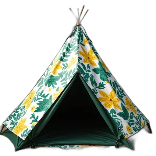umbrella, 3d render, green, blacktip transparent PNG cut-out
