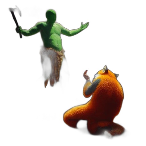 creature, animal, staff, concept art transparent PNG cut-out