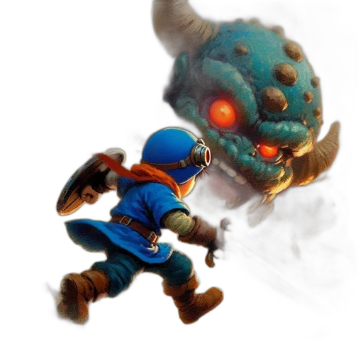 creature, dragon, weapon, staff transparent PNG cut-out