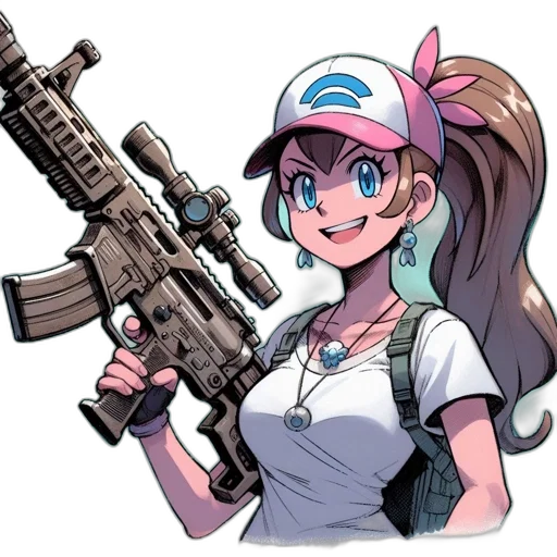 weapon, staff, animal, anime transparent PNG cut-out