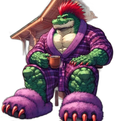 animal, creature, jacket, pixel art transparent PNG cut-out