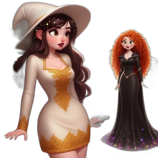 dress, concept art, fantasy art, cartoon transparent PNG cut-out