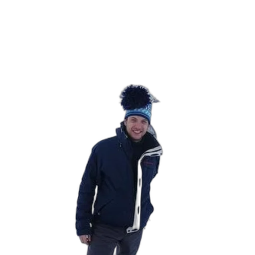 jacket, hat, staff, 3d render transparent PNG cut-out