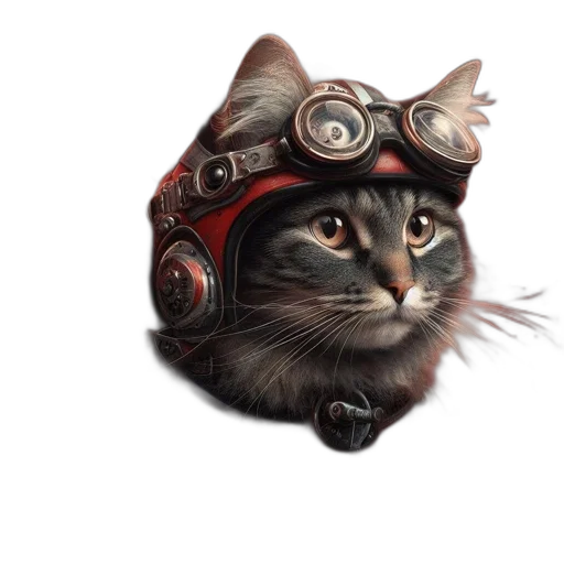 hat, staff, animal, face transparent PNG cut-out