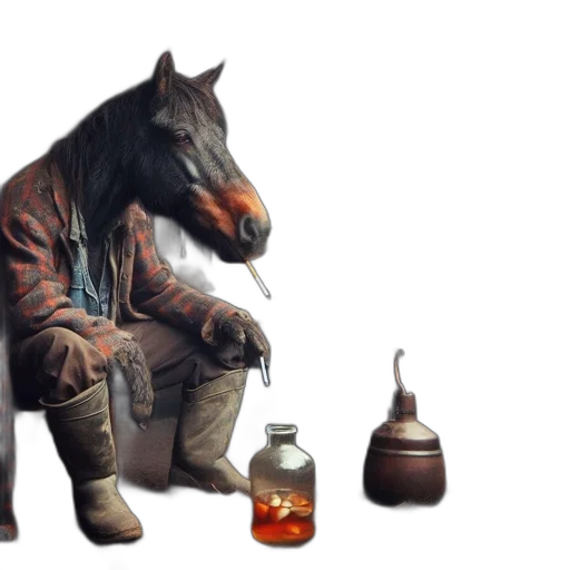 bottle, animal, dragon, creature transparent PNG cut-out