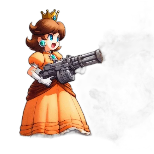 weapon, crown, dress, staff transparent PNG cut-out