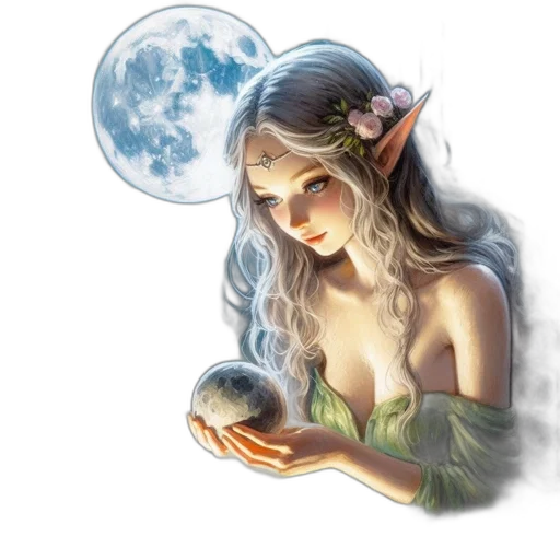 fantasy art, concept art, pixel art, watercolor transparent PNG cut-out