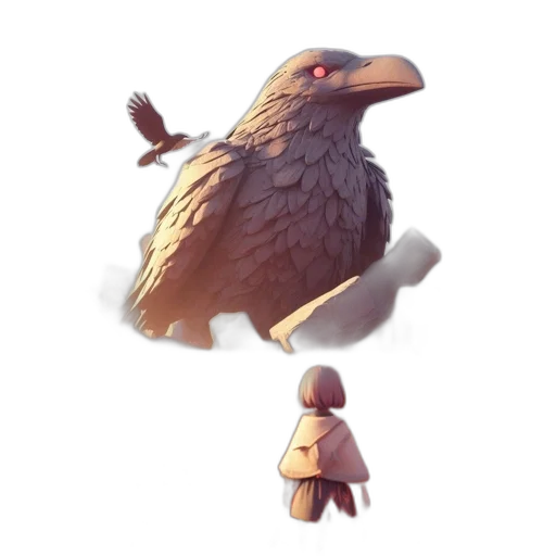 creature, animal, staff, jacket transparent PNG cut-out