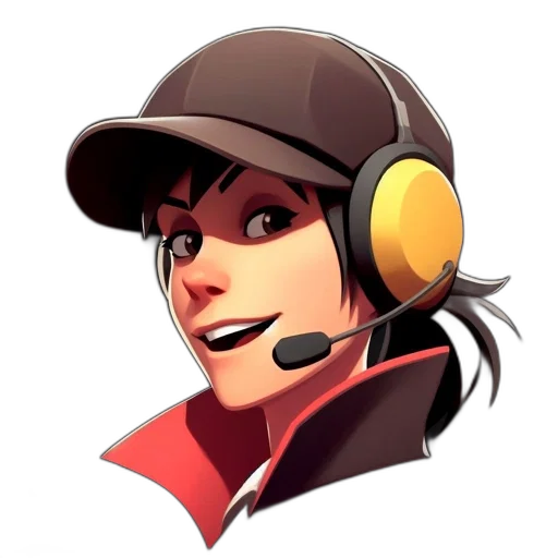 staff, face, hat, jacket transparent PNG cut-out