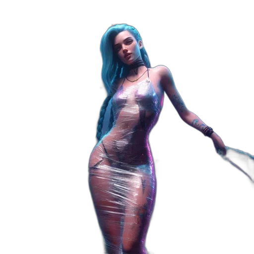 dress, robot, creature, concept art transparent PNG cut-out