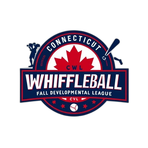 stylized, logo, connecticut, whiffleball transparent PNG cut-out