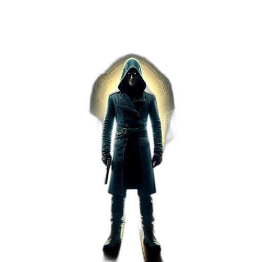 sword, jacket, staff, mask transparent PNG cut-out