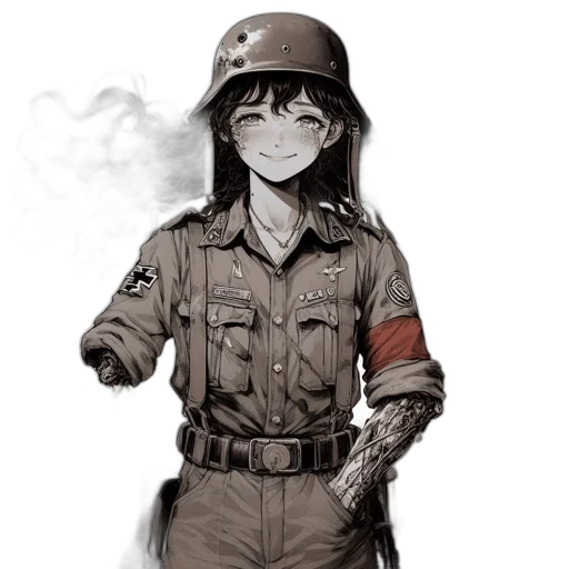 hat, staff, weapon, jacket transparent PNG cut-out