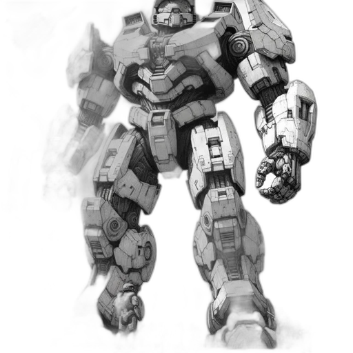 robot, weapon, concept art, comic book art transparent PNG cut-out