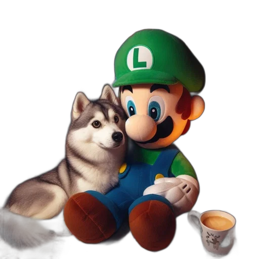 animal, hat, pixel art, concept art transparent PNG cut-out
