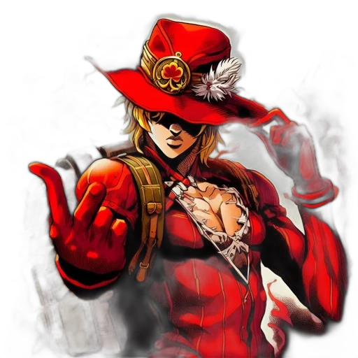 hat, staff, jacket, weapon transparent PNG cut-out