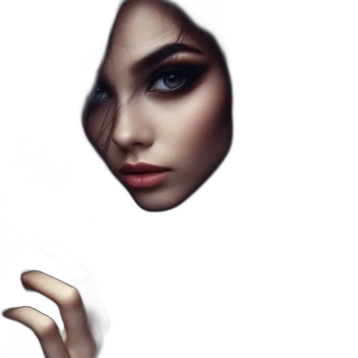 face, mask, jewelry, hat transparent PNG cut-out