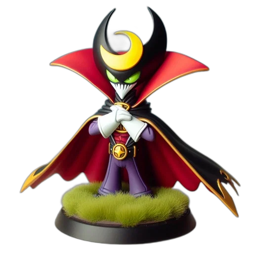 staff, concept art, 3d render, menacing transparent PNG cut-out