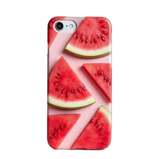 food, vaporwave, watermelon, pattern transparent PNG cut-out