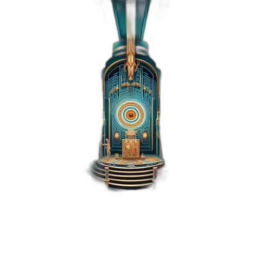 jewelry, bottle, staff, robot transparent PNG cut-out