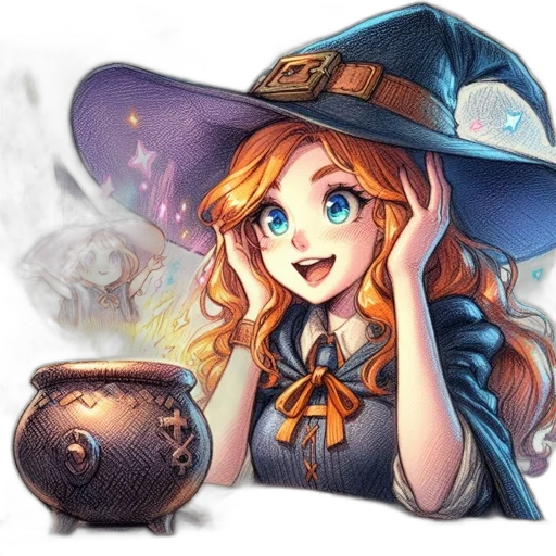 hat, staff, crown, weapon transparent PNG cut-out