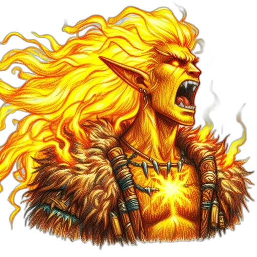 hair, dragon, comic book art, fantasy art transparent PNG cut-out