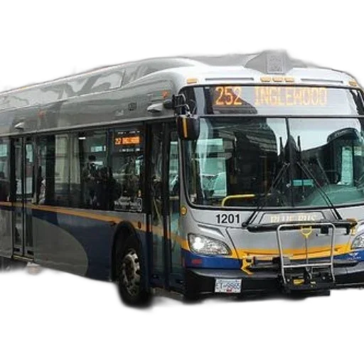 modern, city, bus, route transparent PNG cut-out