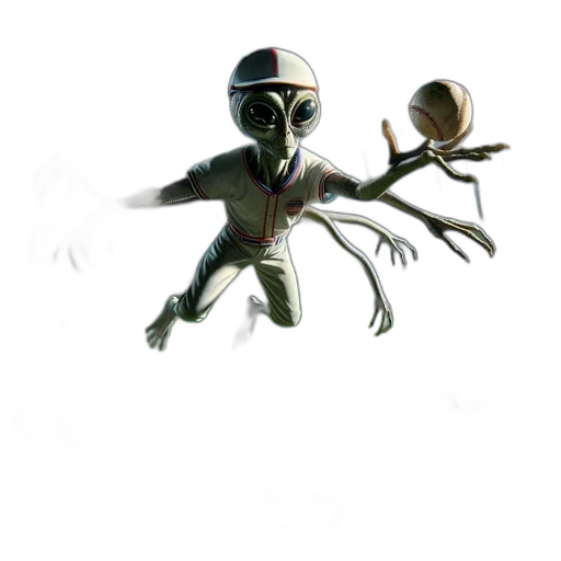 creature, robot, mask, staff transparent PNG cut-out