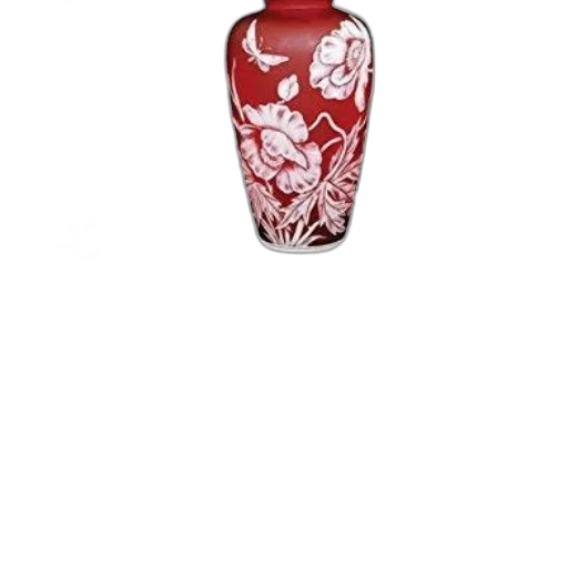 bottle, jewelry, photorealistic, red transparent PNG cut-out