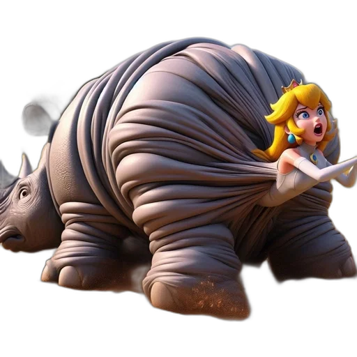 animal, creature, concept art, 3d render transparent PNG cut-out