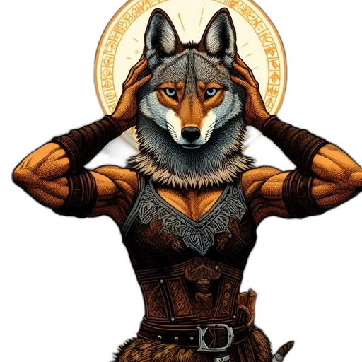 animal, fantasy art, comic book art, concept art transparent PNG cut-out