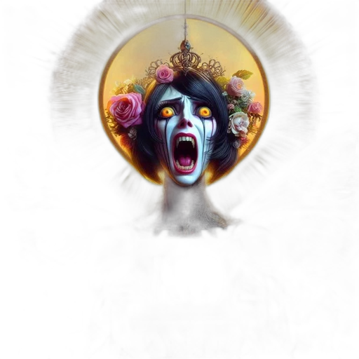 mask, face, creature, crown transparent PNG cut-out