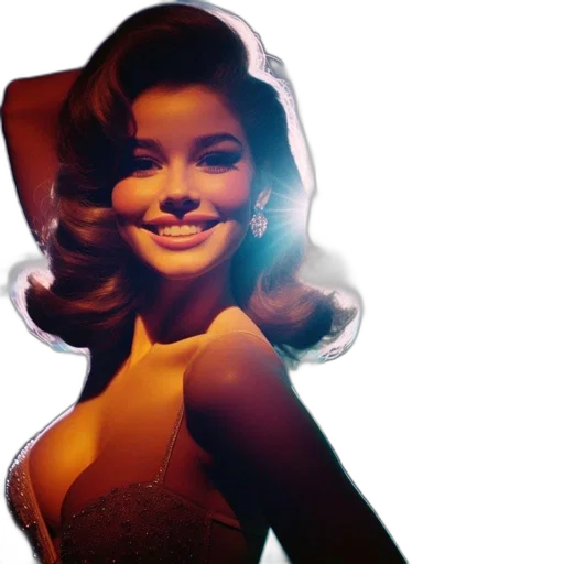 hair, crown, dress, photorealistic transparent PNG cut-out