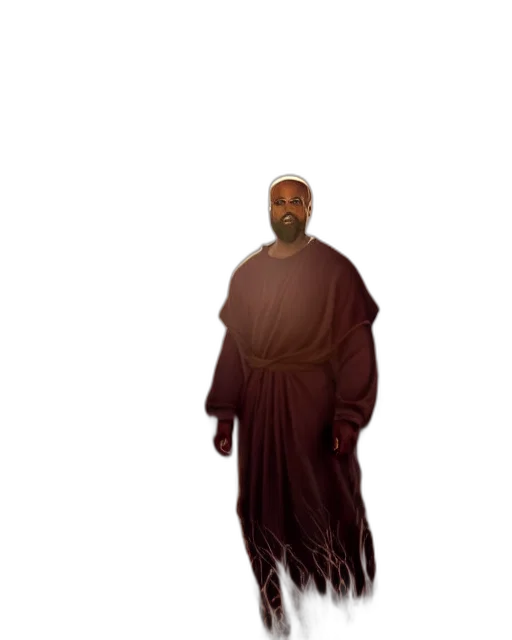 creature, staff, hair, face transparent PNG cut-out