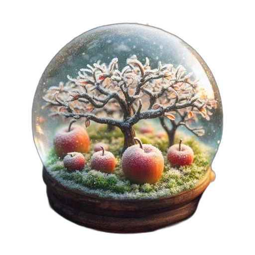 tree, jewelry, photorealistic, 3d render transparent PNG cut-out