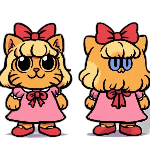 dress, animal, cartoon, concept art transparent PNG cut-out