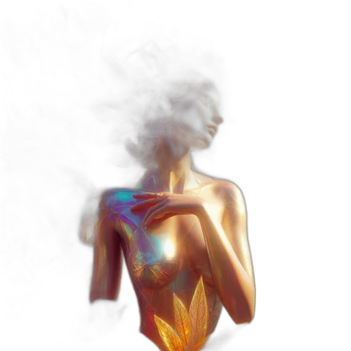 dress, mask, hair, creature transparent PNG cut-out