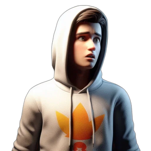 jacket, 3d render, concept art, pixel art transparent PNG cut-out