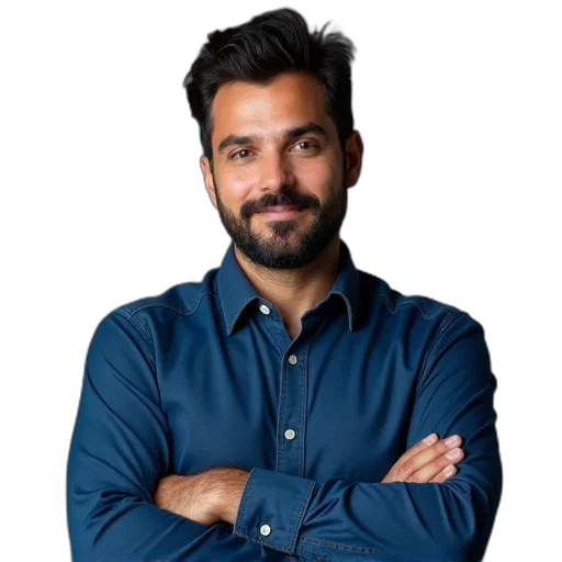 staff, face, jacket, man transparent PNG cut-out