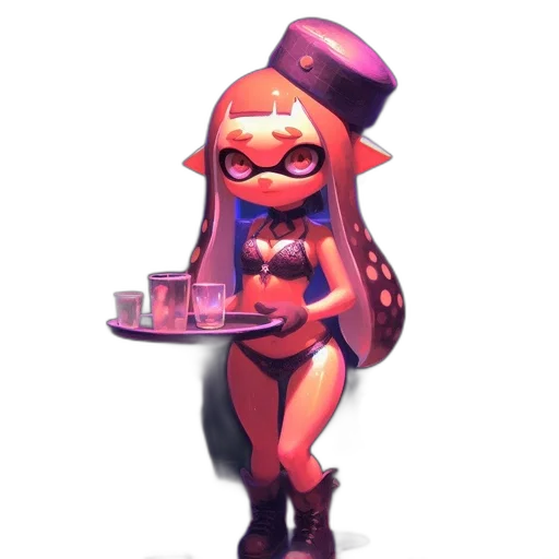 dress, staff, food, hat transparent PNG cut-out