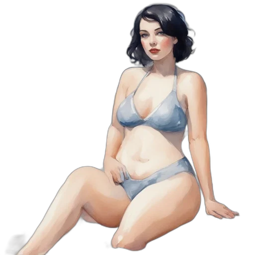 dress, concept art, watercolor, photorealistic transparent PNG cut-out