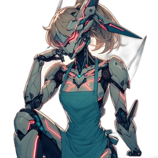 robot, weapon, mask, dress transparent PNG cut-out