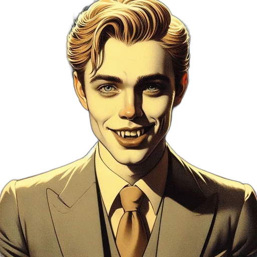 face, mask, staff, comic book art transparent PNG cut-out