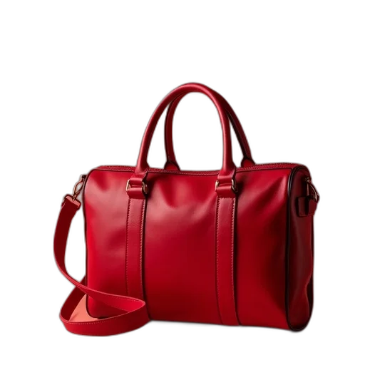 red, roller, bag transparent PNG cut-out