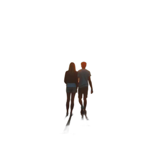 robot, creature, jacket, hair transparent PNG cut-out