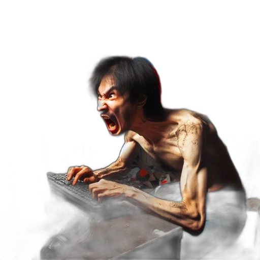 creature, face, robot, weapon transparent PNG cut-out